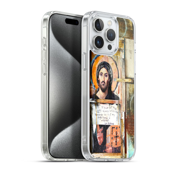 Michel Keck Religious Abstract Psalm Soft Gel Case for Apple iPhone 15 Pro Max & MagSafe