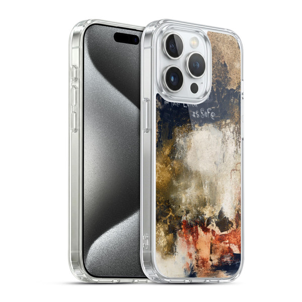 Michel Keck Religious Abstract Proverbs Soft Gel Case for Apple iPhone 15 Pro & MagSafe