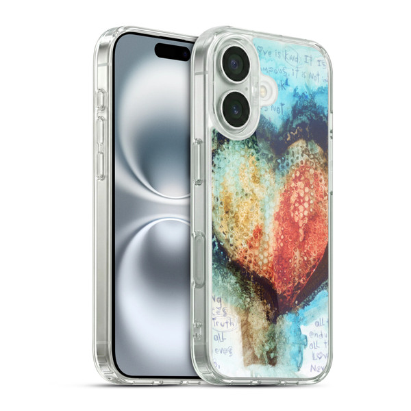 Michel Keck Religious Abstract Corinthians 3 Soft Gel Case for Apple iPhone 16 & MagSafe