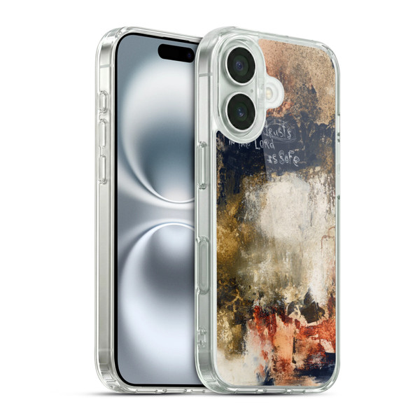 Michel Keck Religious Abstract Proverbs Soft Gel Case for Apple iPhone 16 & MagSafe