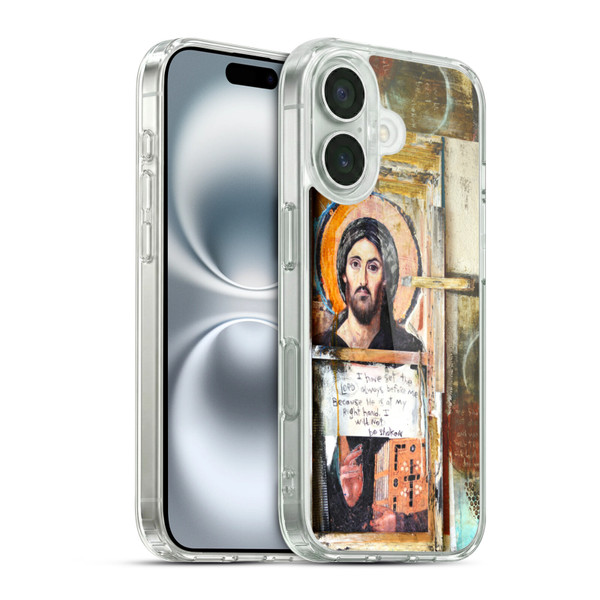 Michel Keck Religious Abstract Psalm Soft Gel Case for Apple iPhone 16 & MagSafe