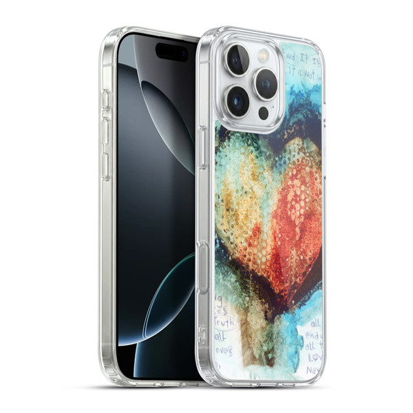Michel Keck Religious Abstract Corinthians 3 Soft Gel Case for Apple iPhone 16 Pro Max & MagSafe