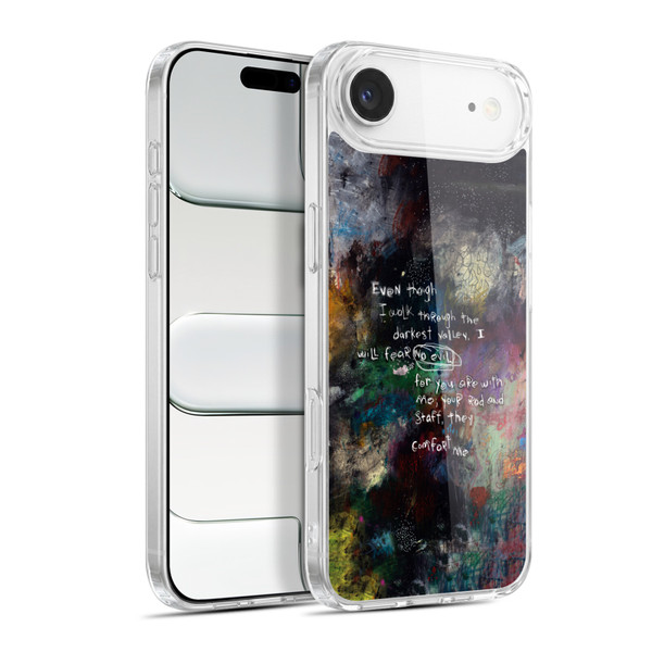 Michel Keck Religious Abstract Psalm 4 Soft Gel Case for Apple iPhone 17 Air