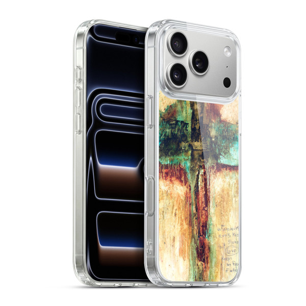 Michel Keck Religious Abstract Corinthians Soft Gel Case for Apple iPhone 17 Pro Max