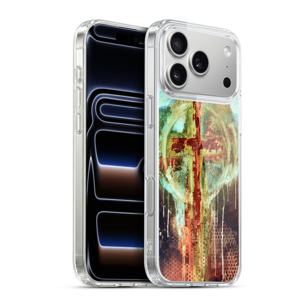 Michel Keck Religious Abstract Cross Soft Gel Case for Apple iPhone 17 Pro Max