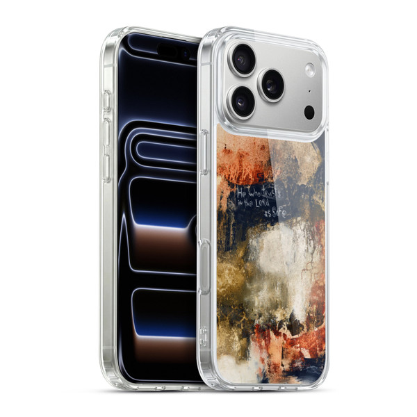 Michel Keck Religious Abstract Proverbs Soft Gel Case for Apple iPhone 17 Pro Max