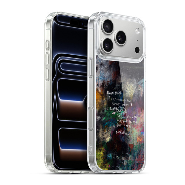 Michel Keck Religious Abstract Psalm 4 Soft Gel Case for Apple iPhone 17 Pro Max