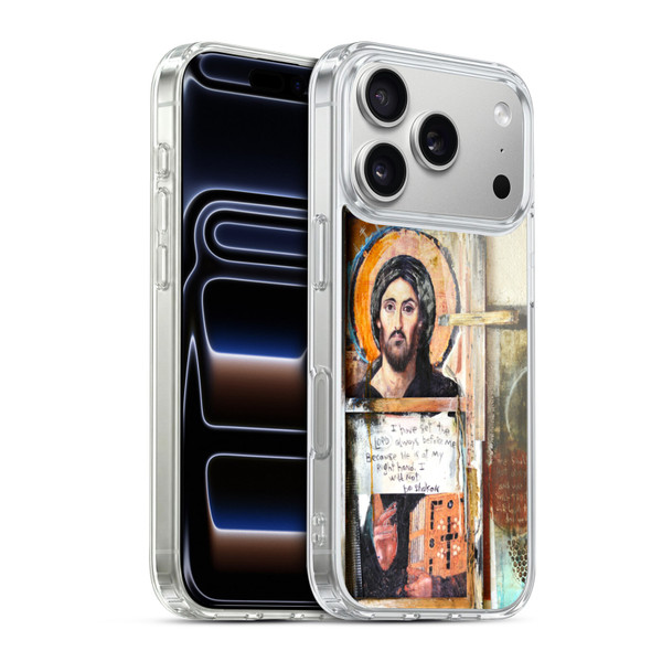 Michel Keck Religious Abstract Psalm Soft Gel Case for Apple iPhone 17 Pro