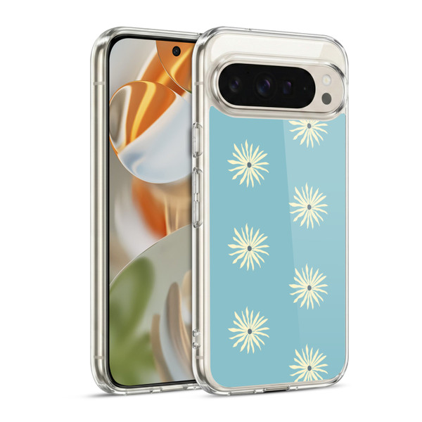 Gabriela Thomeu Retro Sun Blue Soft Gel Case for Google Pixel 9 / Pixel 9 Pro