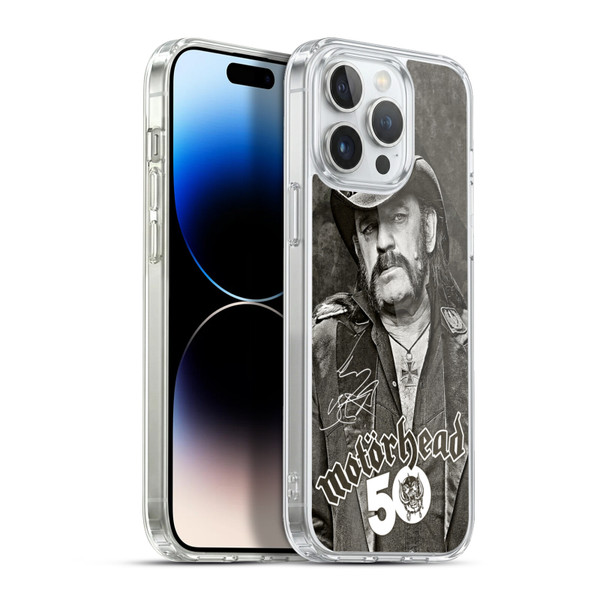 Motorhead 50th Anniversary Lemmy Soft Gel Case for Apple iPhone 13 Pro Max & MagSafe
