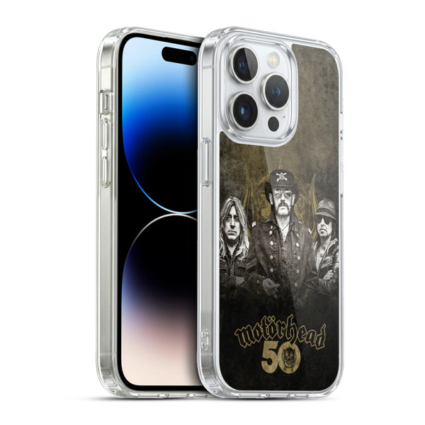 Motorhead 50th Anniversary Group Soft Gel Case for Apple iPhone 13 Pro & MagSafe