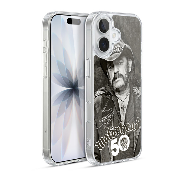 Motorhead 50th Anniversary Lemmy Soft Gel Case for Apple iPhone 17