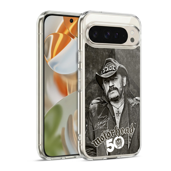 Motorhead 50th Anniversary Lemmy Soft Gel Case for Google Pixel 9 / Pixel 9 Pro
