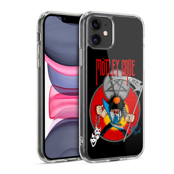 Motley Crue Key Art Allister Soft Gel Case for Apple iPhone 11