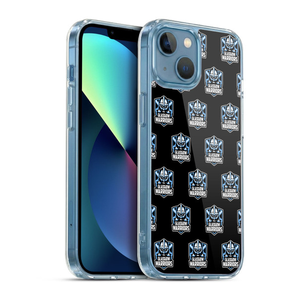 Glasgow Warriors Logo 2 Patterns Soft Gel Case for Apple iPhone 13 Mini & MagSafe