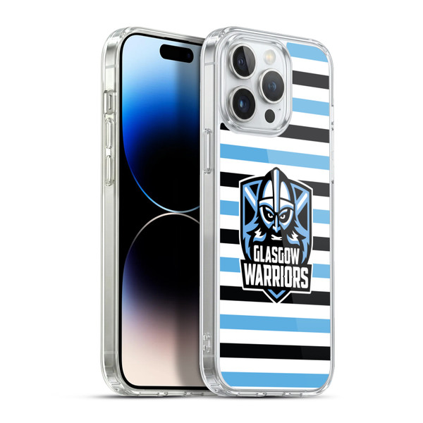 Glasgow Warriors Logo 2 Stripes 2 Soft Gel Case for Apple iPhone 13 Pro Max & MagSafe