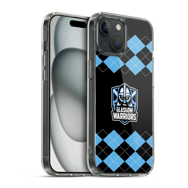 Glasgow Warriors Logo 2 Argyle Soft Gel Case for Apple iPhone 15 & MagSafe