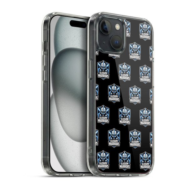 Glasgow Warriors Logo 2 Patterns Soft Gel Case for Apple iPhone 15 Plus & MagSafe