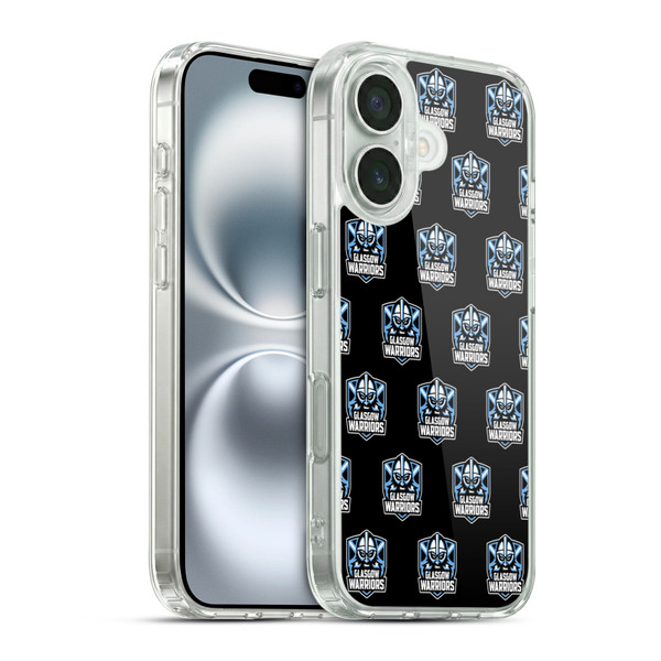 Glasgow Warriors Logo 2 Patterns Soft Gel Case for Apple iPhone 16 & MagSafe