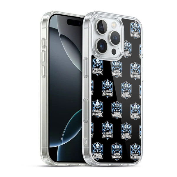 Glasgow Warriors Logo 2 Patterns Soft Gel Case for Apple iPhone 16 Pro & MagSafe