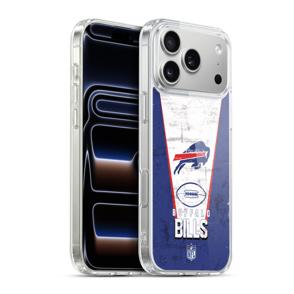 NFL Buffalo Bills Logo Art Banner Soft Gel Case for Apple iPhone 17 Pro Max