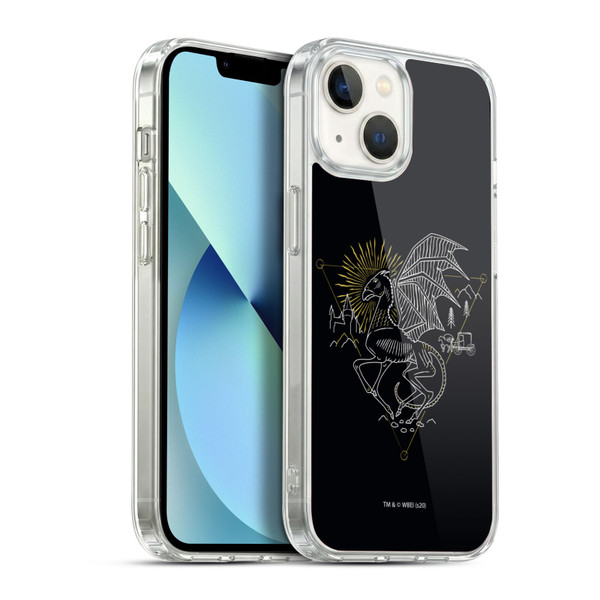 Harry Potter Deathly Hallows XXII Thestral Soft Gel Case for Apple iPhone 13