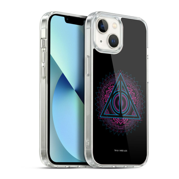 Harry Potter Deathly Hallows XXII Triangle Symbol Soft Gel Case for Apple iPhone 13