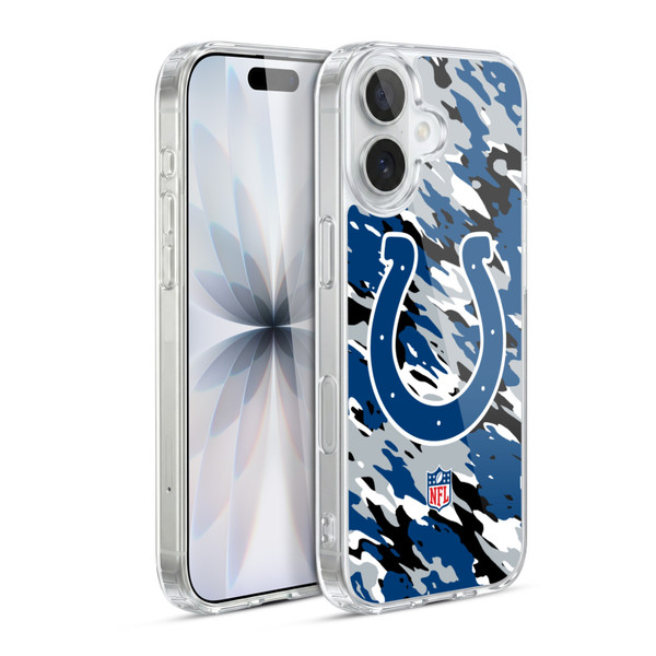 NFL Indianapolis Colts Logo Camou Soft Gel Case for Apple iPhone 17