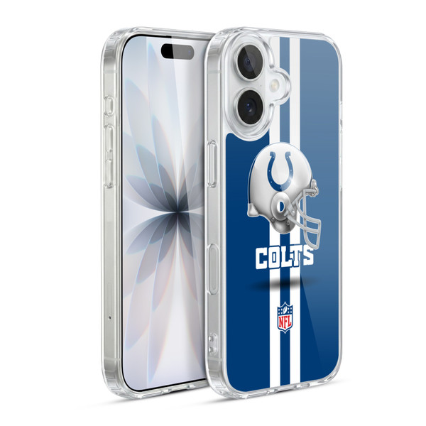 NFL Indianapolis Colts Logo Helmet Soft Gel Case for Apple iPhone 17