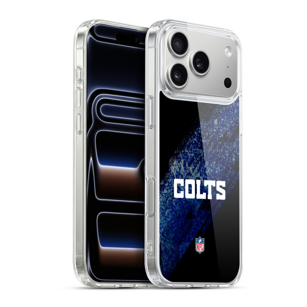 NFL Indianapolis Colts Logo Blur Soft Gel Case for Apple iPhone 17 Pro Max