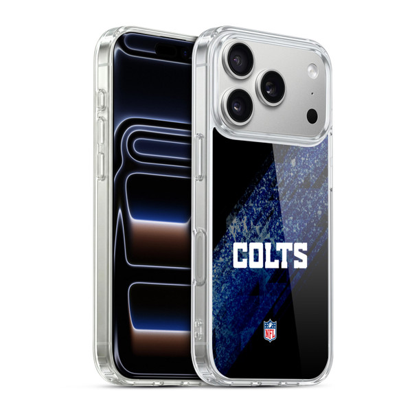 NFL Indianapolis Colts Logo Blur Soft Gel Case for Apple iPhone 17 Pro