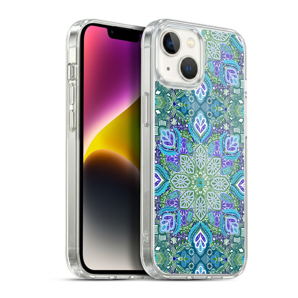 Micklyn Le Feuvre Mandala Peacock Summer Soft Gel Case for Apple iPhone 14