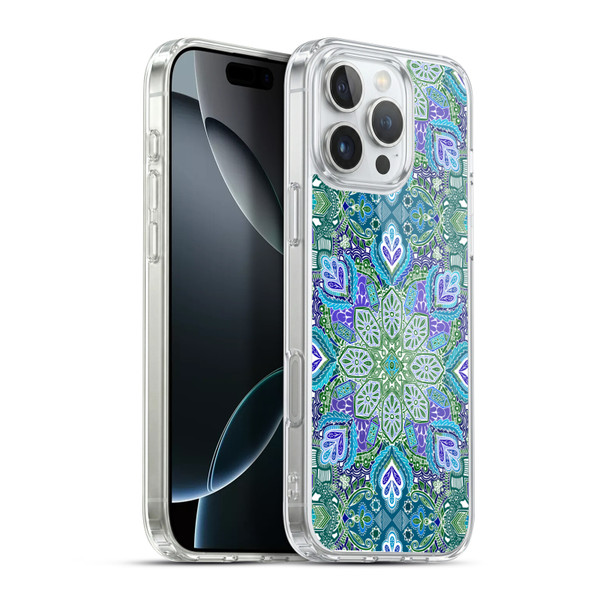 Micklyn Le Feuvre Mandala Peacock Summer Soft Gel Case for Apple iPhone 16 Pro Max & MagSafe