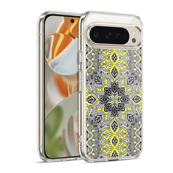 Micklyn Le Feuvre Mandala Sunshine Medallion Soft Gel Case for Google Pixel 9 / Pixel 9 Pro
