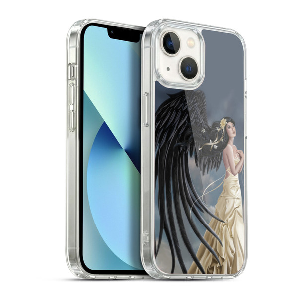 Nene Thomas Gothic Citrine Chrysanthemum Angel Soft Gel Case for Apple iPhone 13