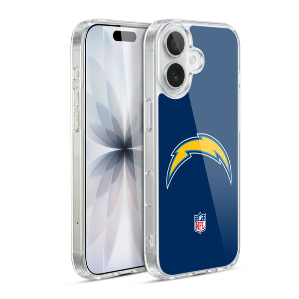 NFL Los Angeles Chargers Logo Plain Soft Gel Case for Apple iPhone 17