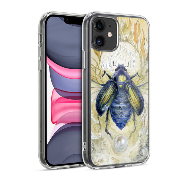 Stephanie Law Immortal Ephemera Scarab Soft Gel Case for Apple iPhone 11