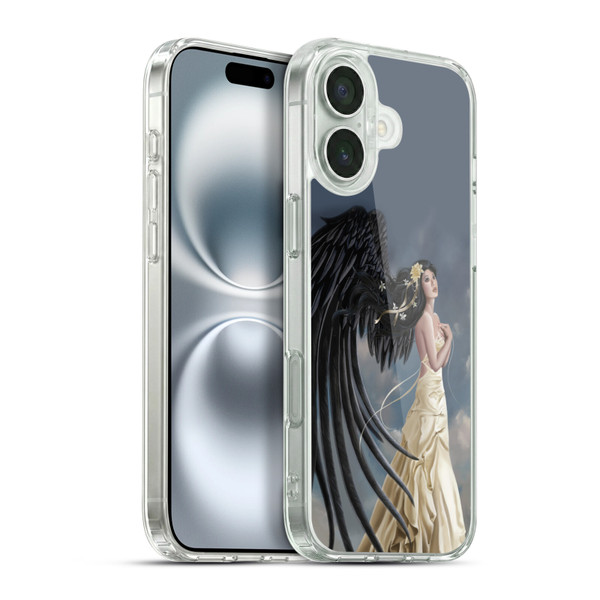 Nene Thomas Gothic Citrine Chrysanthemum Angel Soft Gel Case for Apple iPhone 16 Plus & MagSafe