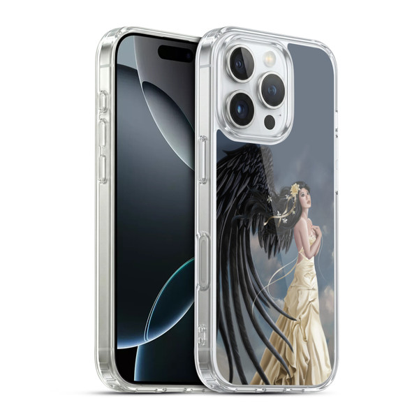 Nene Thomas Gothic Citrine Chrysanthemum Angel Soft Gel Case for Apple iPhone 16 Pro & MagSafe