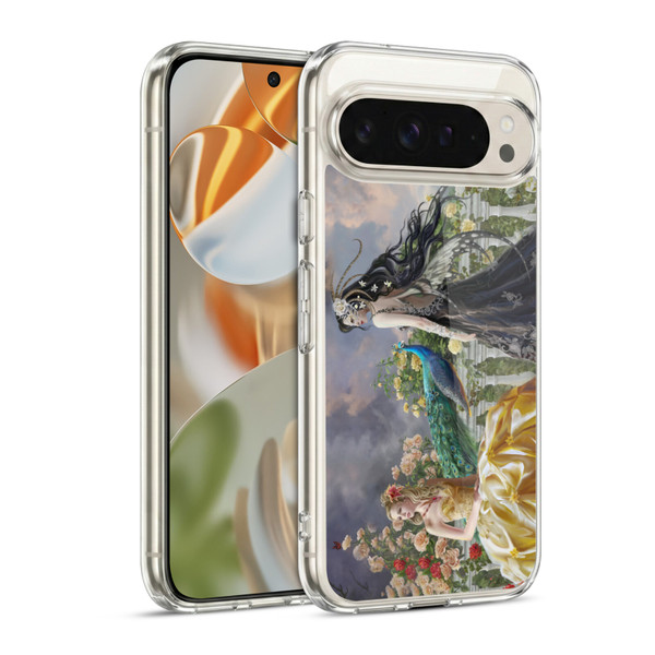 Nene Thomas Gothic Pretty Women With Peacock Soft Gel Case for Google Pixel 9 / Pixel 9 Pro