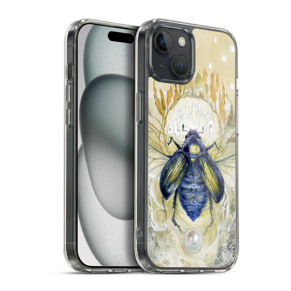 Stephanie Law Immortal Ephemera Scarab Soft Gel Case for Apple iPhone 15 Plus & MagSafe