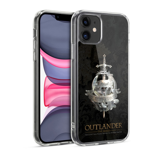 Outlander Seals And Icons Fraser Brooch Soft Gel Case for Apple iPhone 11
