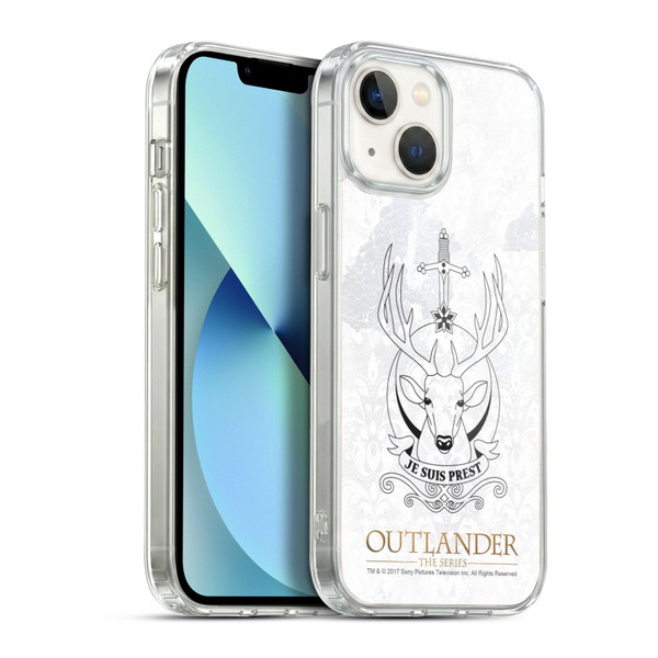 Outlander Seals And Icons Je Suis Prest Soft Gel Case for Apple iPhone 13