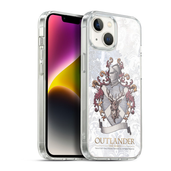 Outlander Seals And Icons Mackenzie Knight Crest Soft Gel Case for Apple iPhone 14