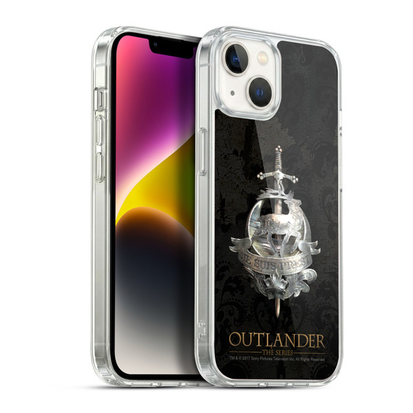 Outlander Seals And Icons Fraser Brooch Soft Gel Case for Apple iPhone 14 Plus & MagSafe