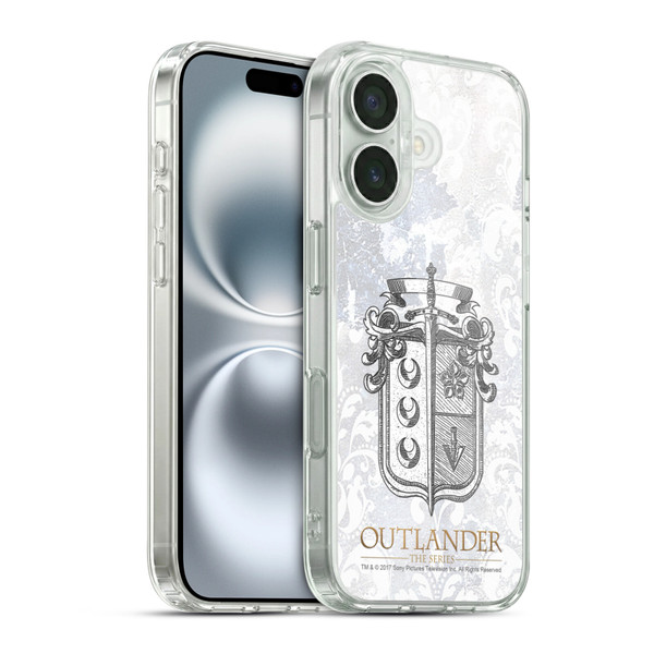 Outlander Seals And Icons Fraser Crest Soft Gel Case for Apple iPhone 16 & MagSafe