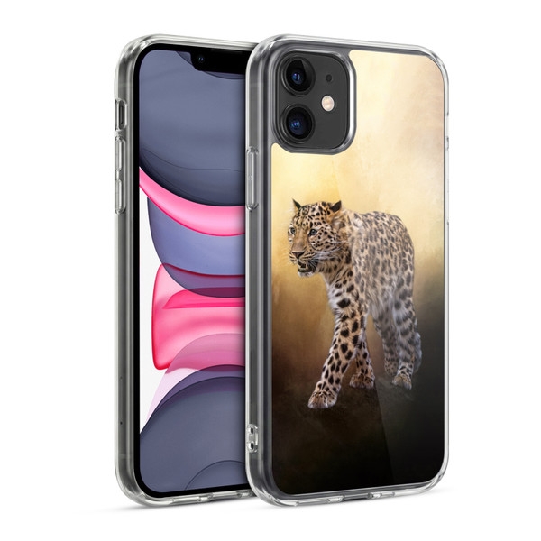 Simone Gatterwe Animals 2 Amur Leopard Soft Gel Case for Apple iPhone 11