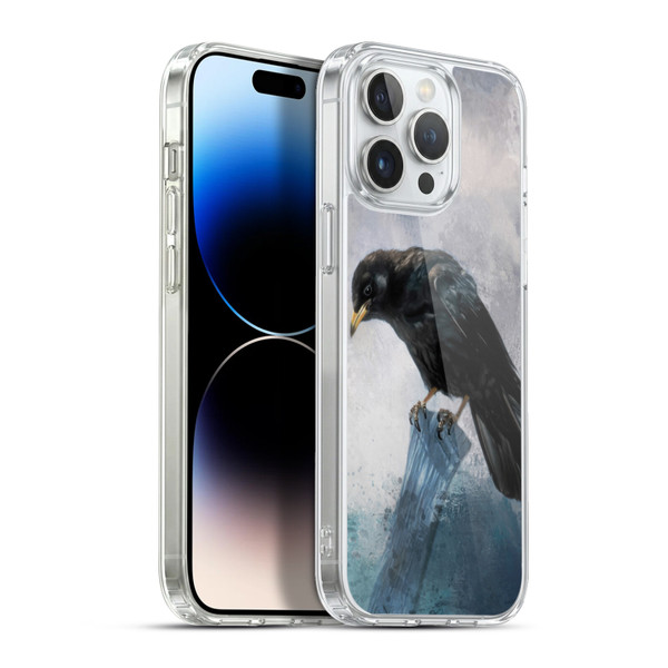 Simone Gatterwe Animals 2 Black Crow Soft Gel Case for Apple iPhone 13 Pro Max & MagSafe
