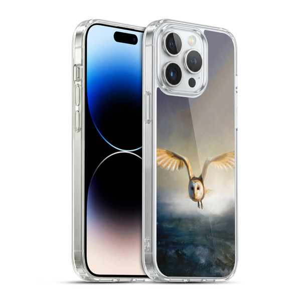 Simone Gatterwe Animals 2 Barn Owl Soft Gel Case for Apple iPhone 14 Pro Max & MagSafe