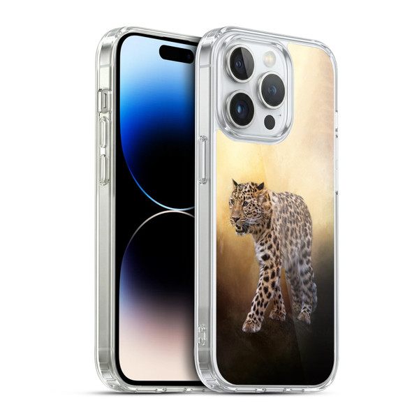 Simone Gatterwe Animals 2 Amur Leopard Soft Gel Case for Apple iPhone 14 Pro & MagSafe